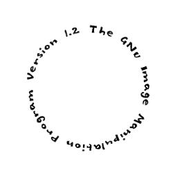 logo avec texte circulaire
